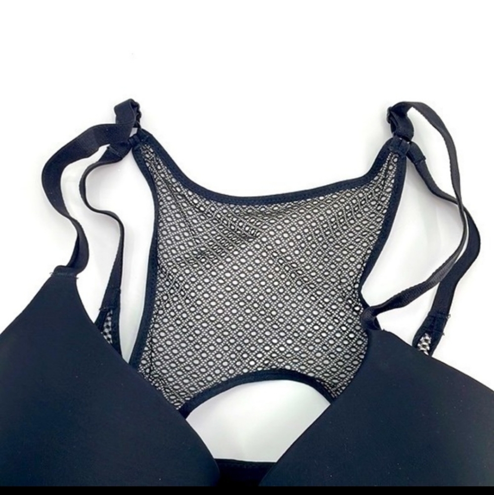 UEC Victoria’s Secret lightly lined Demi t-shirt bra front clasp underwire 32 DD